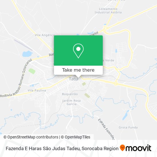 Fazenda E Haras São Judas Tadeu map