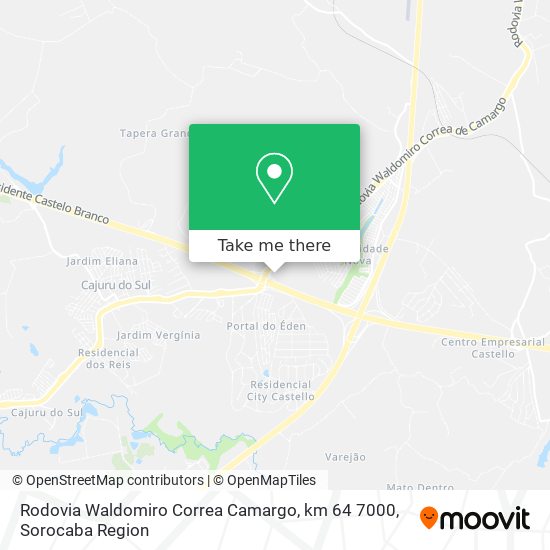 Rodovia Waldomiro Correa Camargo, km 64 7000 map