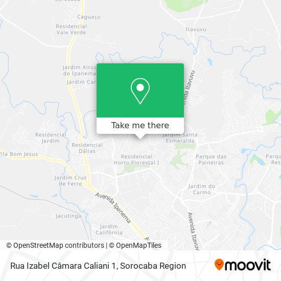 Rua Izabel Câmara Caliani 1 map