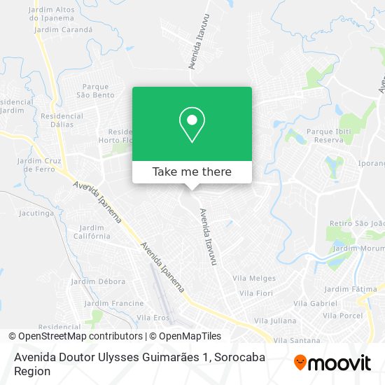 Avenida Doutor Ulysses Guimarães 1 map