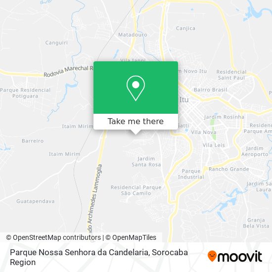 Parque Nossa Senhora da Candelaria map