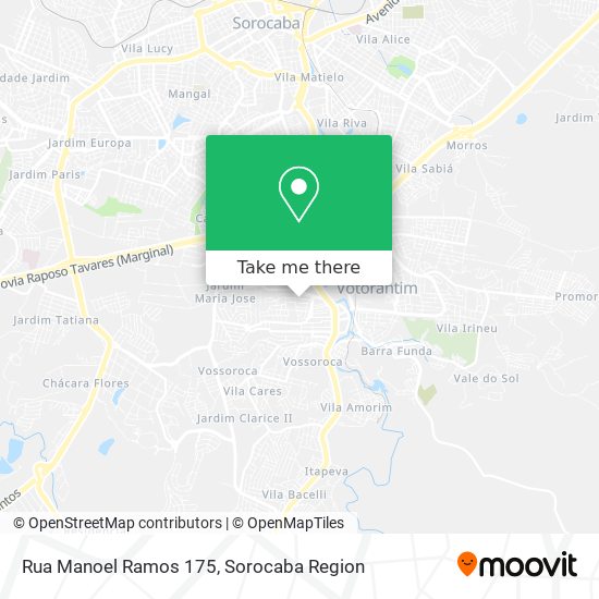 Mapa Rua Manoel Ramos 175