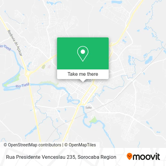Rua Presidente Venceslau 235 map