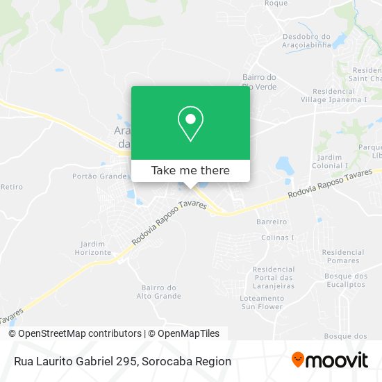 Mapa Rua Laurito Gabriel 295