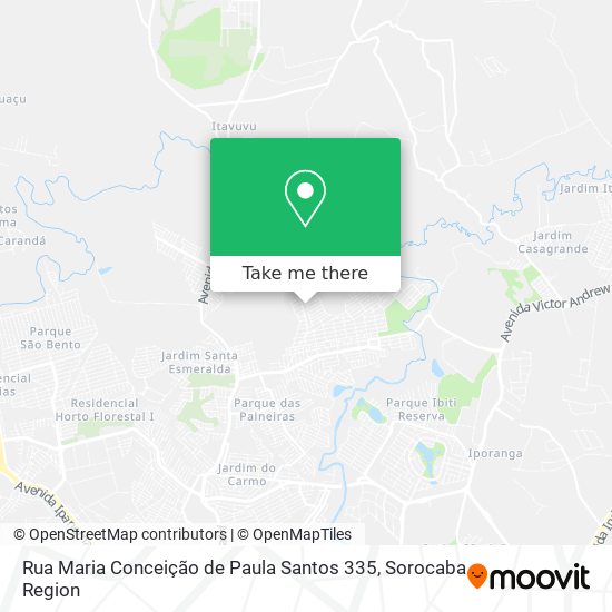 Mapa Rua Maria Conceição de Paula Santos 335
