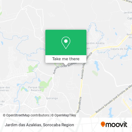 Jardim das Azaléias map