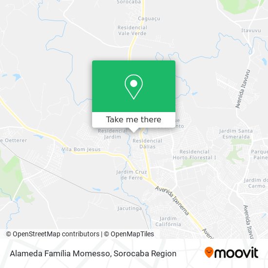 Mapa Alameda Família Momesso