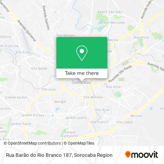 Rua Barão do Rio Branco 187 map