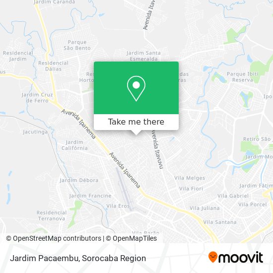 Jardim Pacaembu map