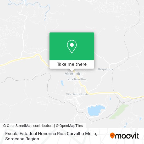 Escola Estadual Honorina Rios Carvalho Mello map