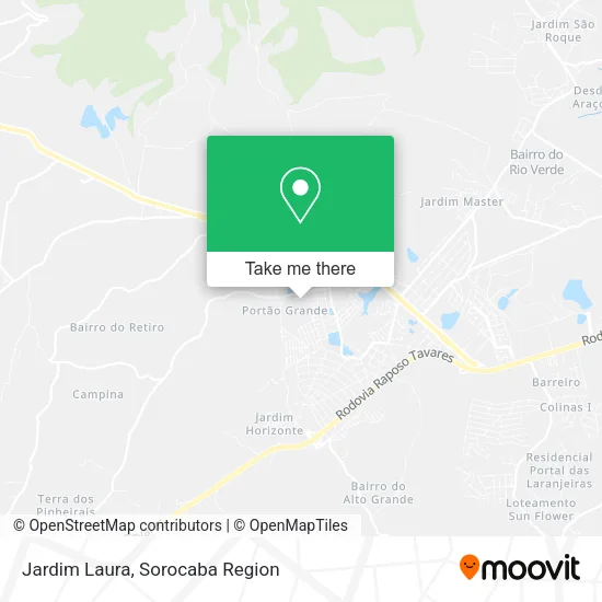 Jardim Laura map