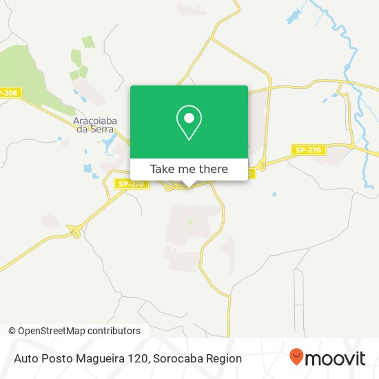 Mapa Auto Posto Magueira 120