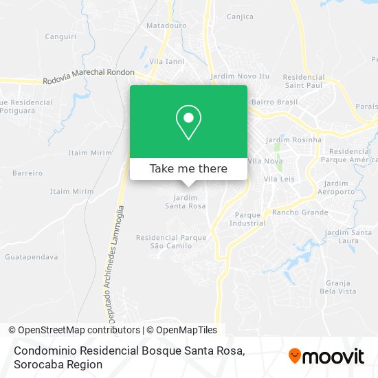 Condominio Residencial Bosque Santa Rosa map