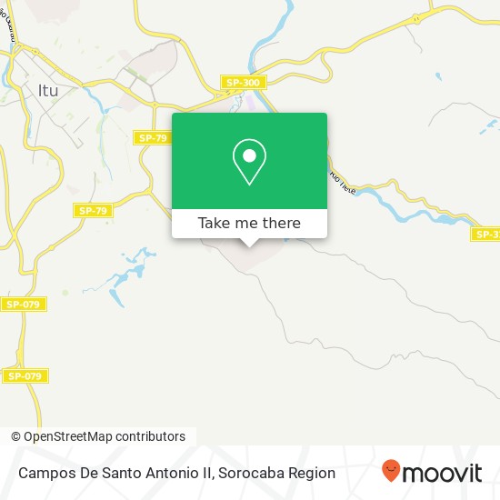 Campos De Santo Antonio II map