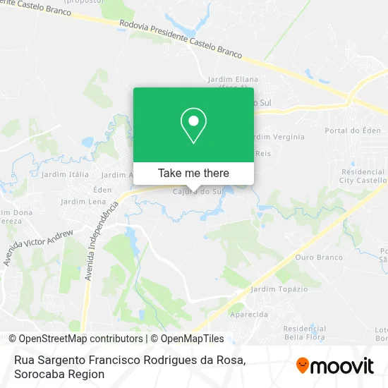 Rua Sargento Francisco Rodrigues da Rosa map
