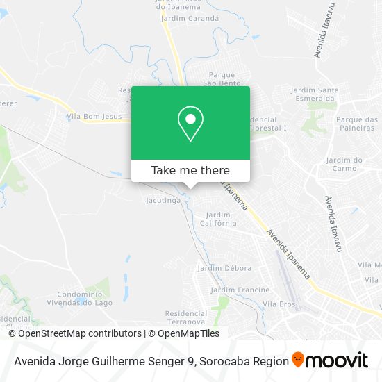Avenida Jorge Guilherme Senger 9 map