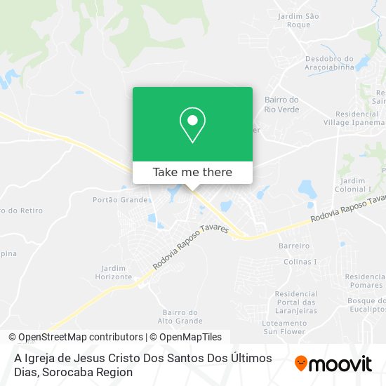 Mapa A Igreja de Jesus Cristo Dos Santos Dos Últimos Dias