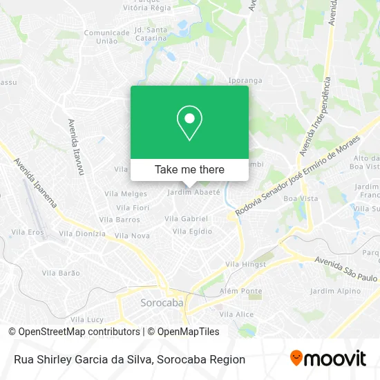 Rua Shirley Garcia da Silva map