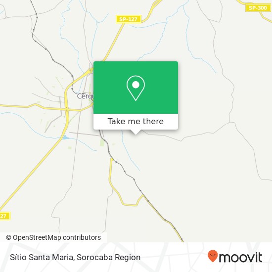 Sítio Santa Maria map