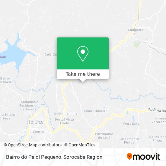 Bairro do Paiol Pequeno map