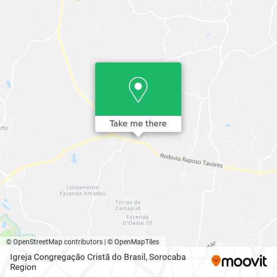 Mapa Igreja Congregação Cristã do Brasil