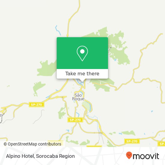 Alpino Hotel map