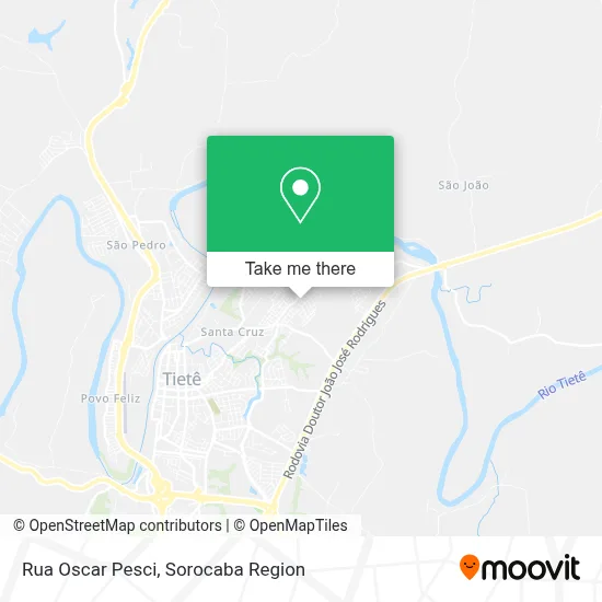 Rua Oscar Pesci map