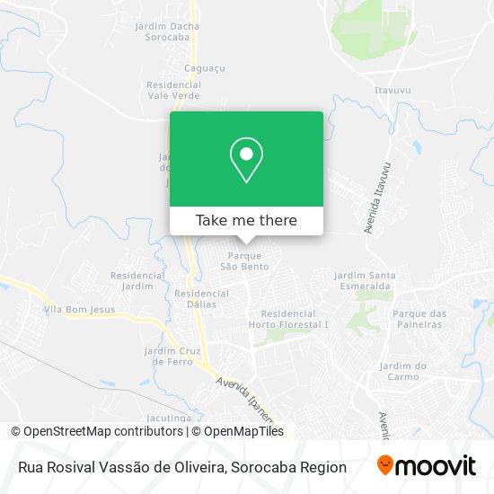 Rua Rosival Vassão de Oliveira map