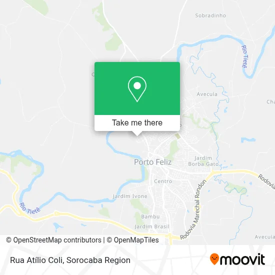 Rua Atílio Coli map