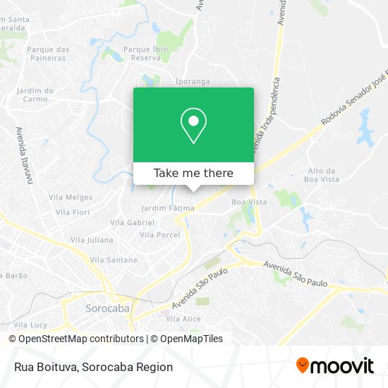 Rua Boituva map