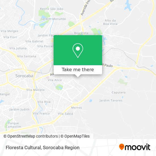 Floresta Cultural map