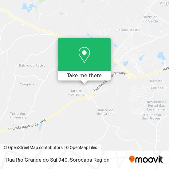 Mapa Rua Rio Grande do Sul 940