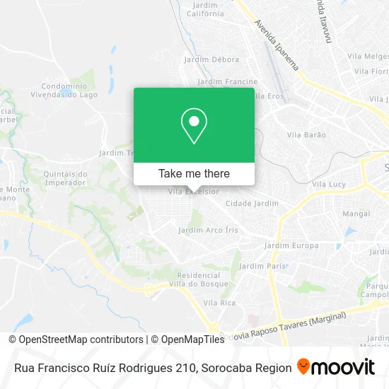 Rua Francisco Ruíz Rodrigues 210 map