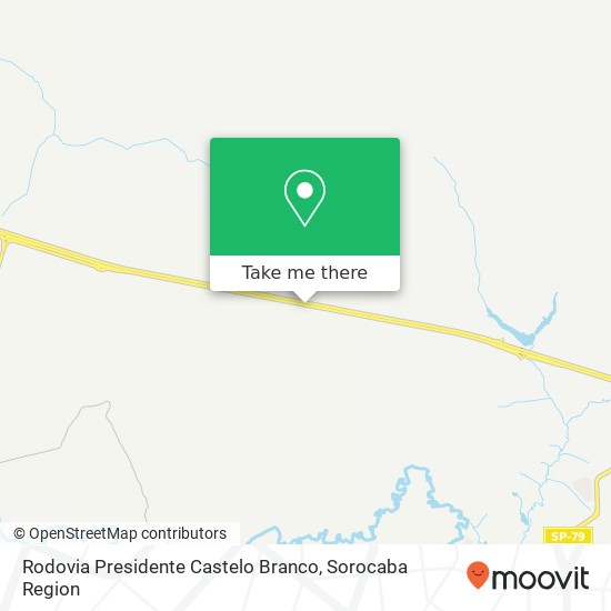 Rodovia Presidente Castelo Branco map