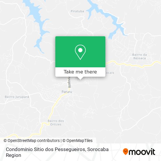 Condomínio Sítio dos Pessegueiros map