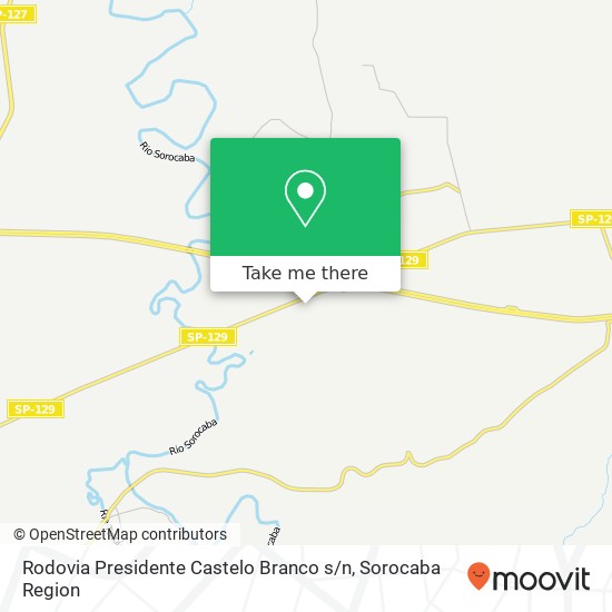 Rodovia Presidente Castelo Branco s / n map