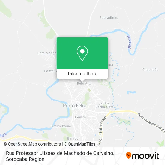 Rua Professor Ulisses de Machado de Carvalho map