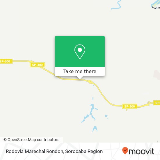 Rodovia Marechal Rondon map