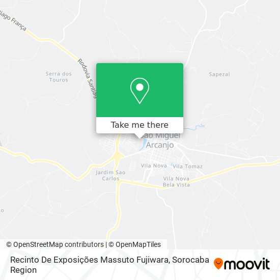 Recinto De Exposições Massuto Fujiwara map