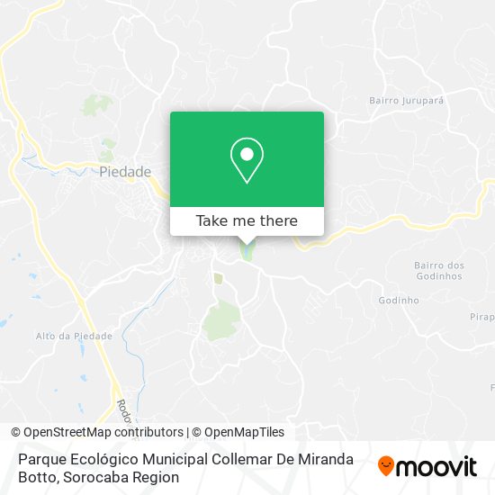 Mapa Parque Ecológico Municipal Collemar De Miranda Botto