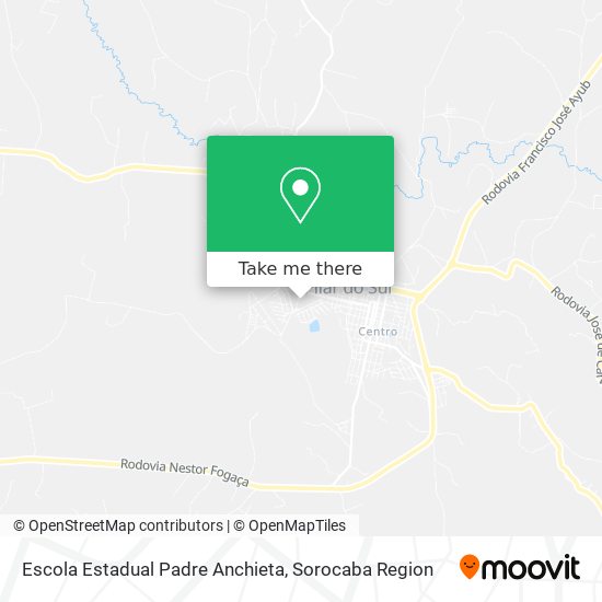 Mapa Escola Estadual Padre Anchieta