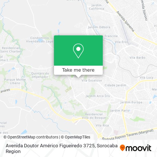 Mapa Avenida Doutor Américo Figueiredo 3725