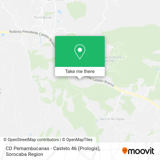 CD Pernambucanas - Castelo 46 (Prologis) map