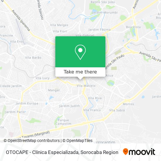 OTOCAPE  - Clínica Especializada map