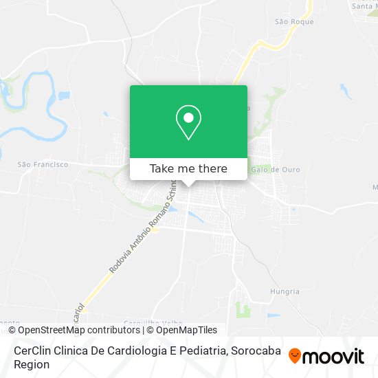 CerClin Clinica De Cardiologia E Pediatria map