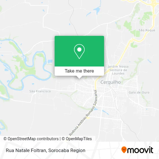 Rua Natale Foltran map