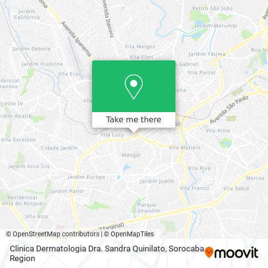 Clinica Dermatologia Dra. Sandra Quinilato map