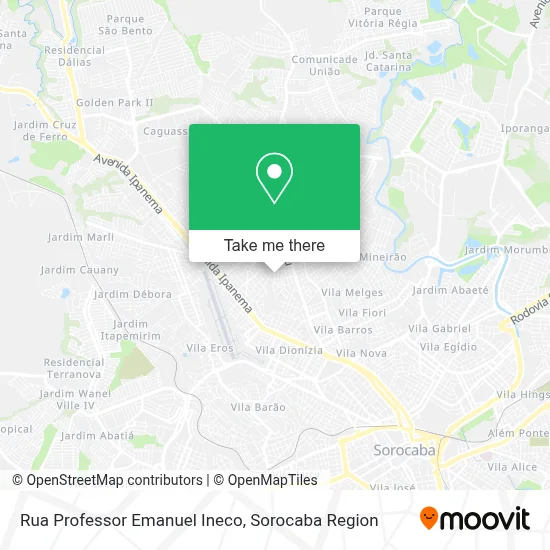 Rua Professor Emanuel Ineco map