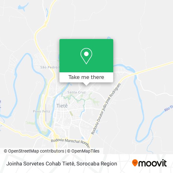 Joinha Sorvetes Cohab Tietê map
