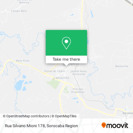 Rua Silvano Mioni 178 map
